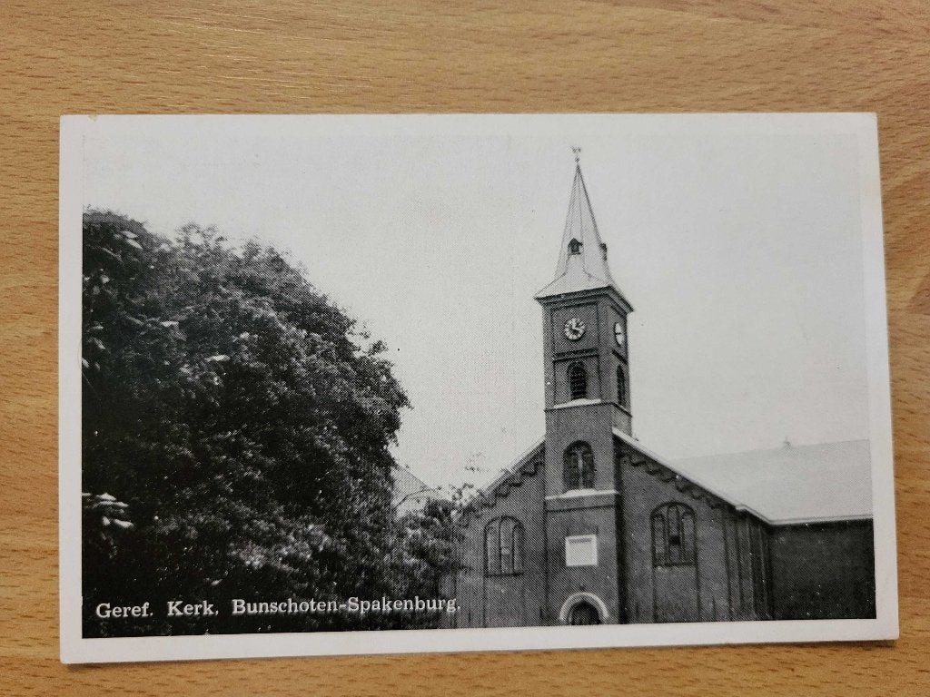 ansicht BUNSCHOTEN geref. Kerk, Verzenden, Voor 1920, Utrecht