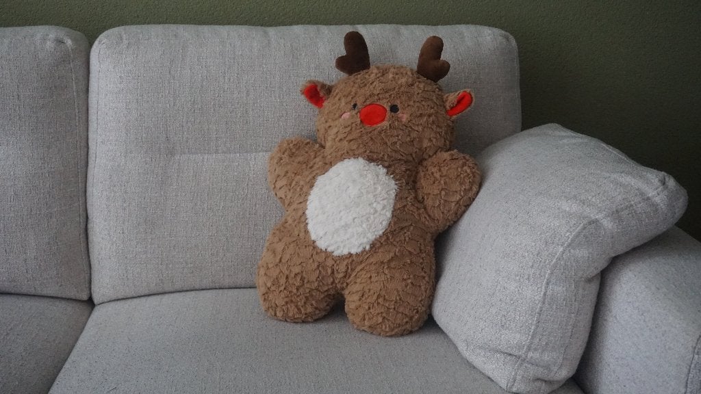 Schattige Rendier Knuffel – Kerstdecoratie & Cadeau 🎄🦌, Verzenden, Nieuw