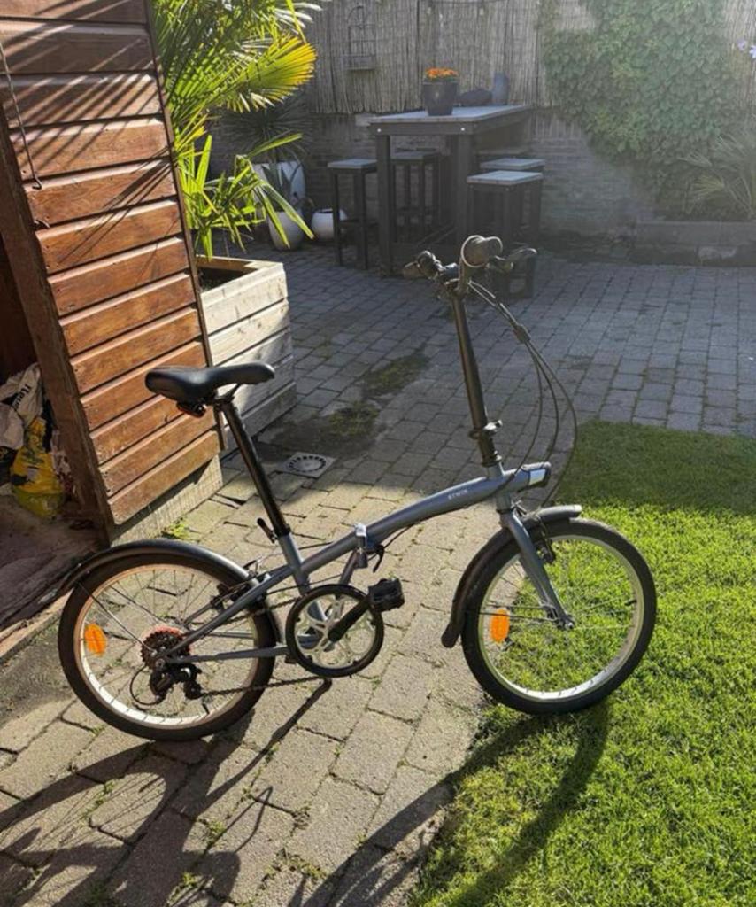 Vouwfiets BTWIN te koop, Fietsen en Brommers, Fietsen | Vouwfietsen, Ophalen of Verzenden, Zo goed als nieuw, Totaal opvouwbaar