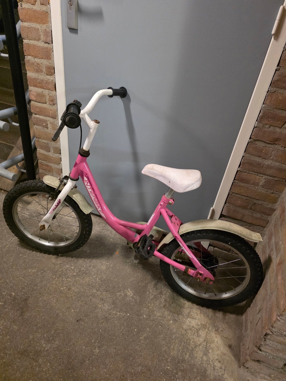 16" Inch meisjesfiets, Ophalen, Gebruikt, 16 tot 20 inch