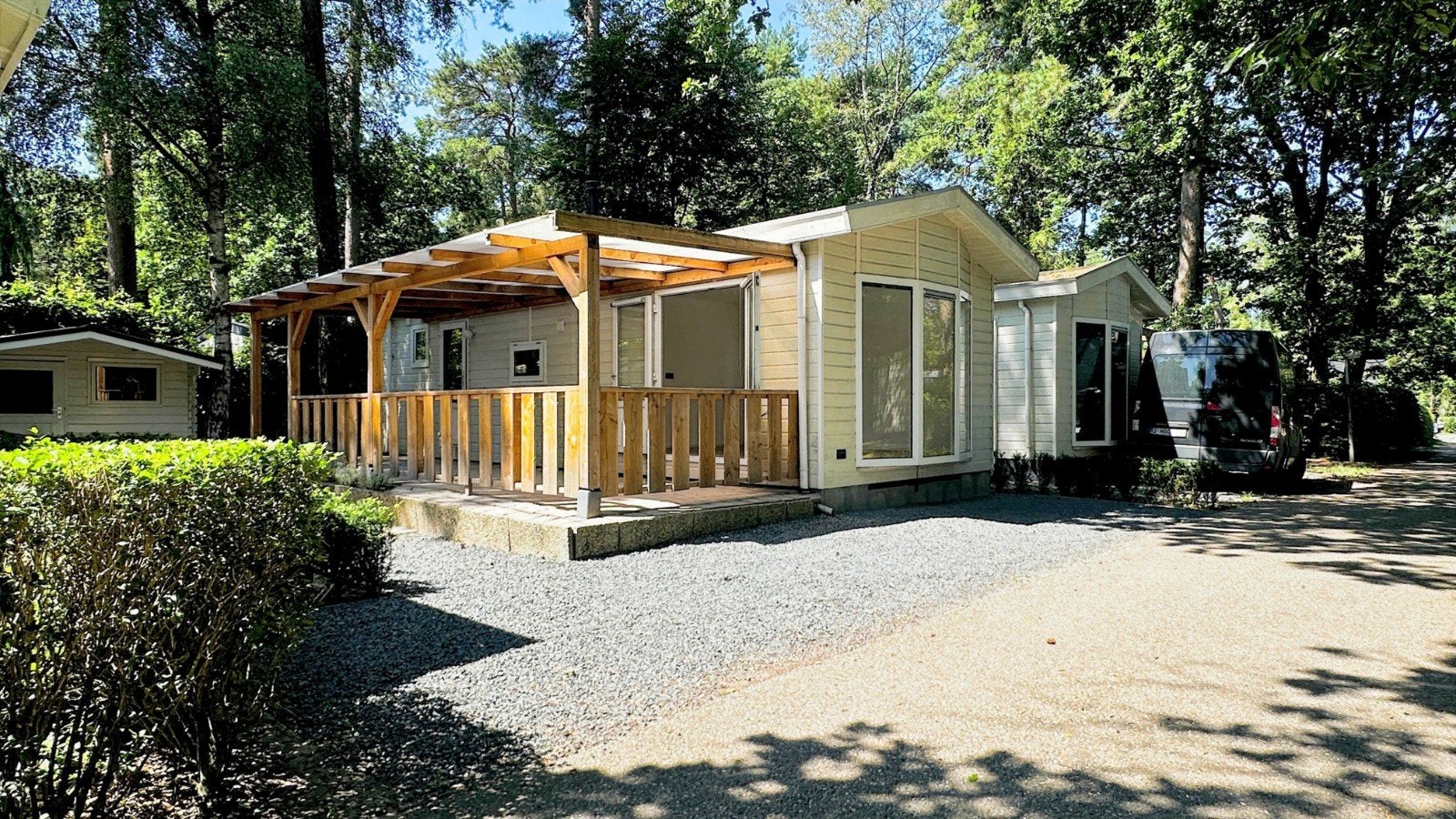 CHALET te koop Veluwe Doornspijk Dennenrhode Gerenoveerd Bos, 40 m², Chalet, Gelderland, 2 slaapkamers