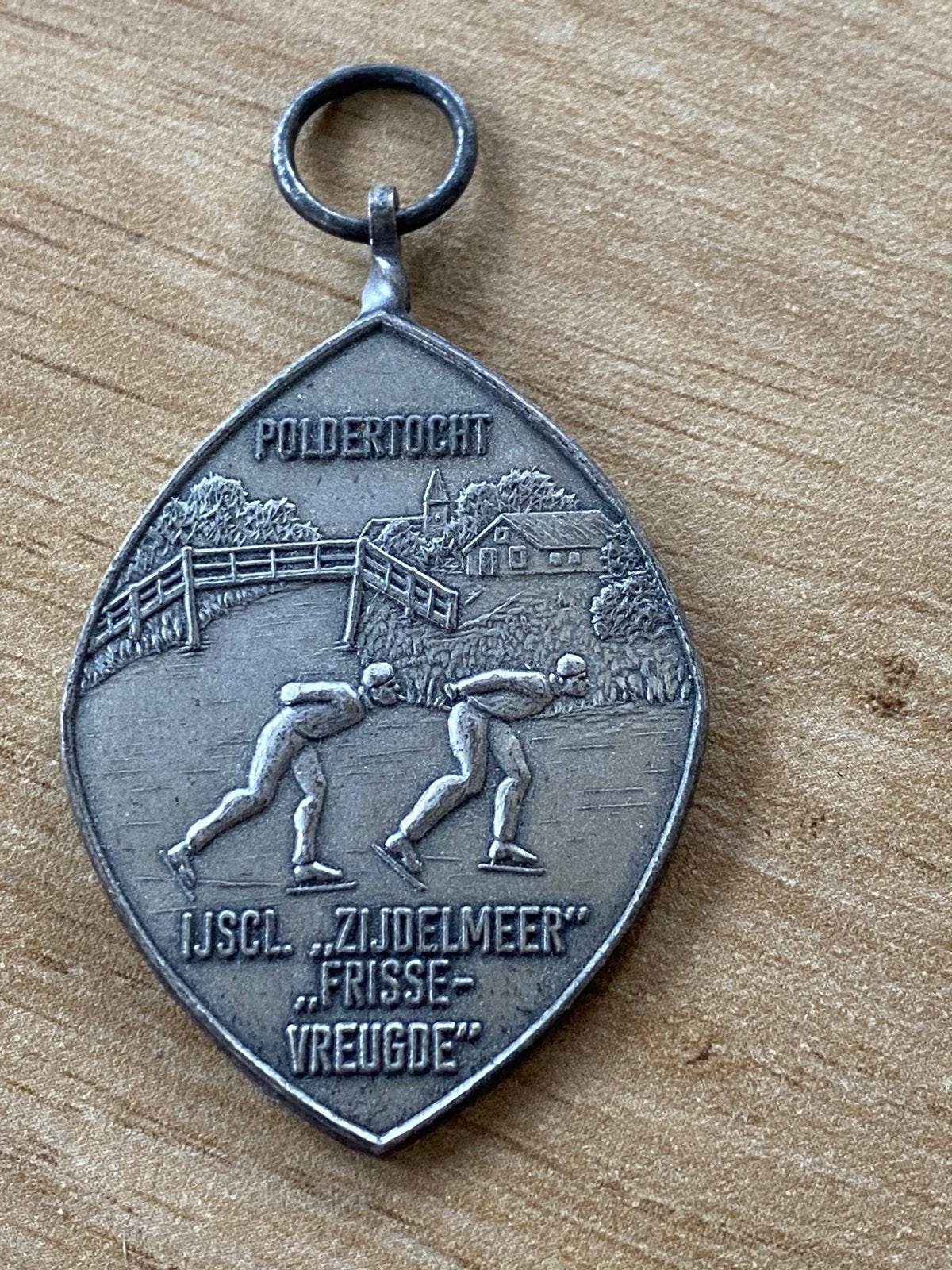 Medailles schaatsen Zijdelmeer polder tocht Frisse Vreugde, Ophalen of Verzenden, Overige materialen