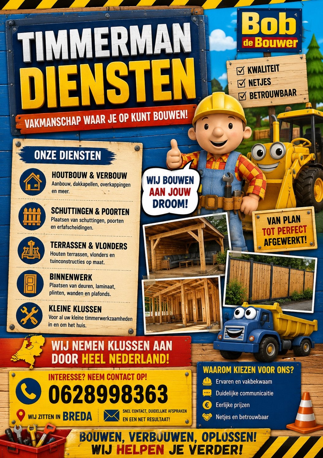 Timmerman, Ophalen of Verzenden, Zo goed als nieuw