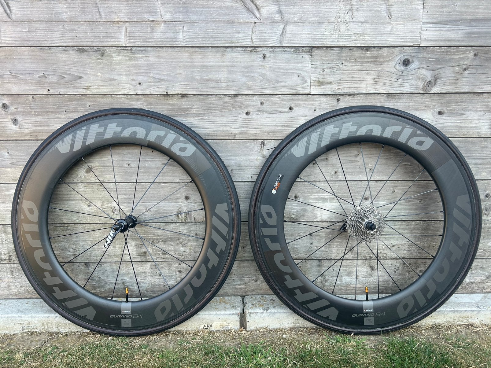 Zo goed als nieuwe VITTORIA QURANDO 84 wielset, Wiel, Ophalen of Verzenden, Zo goed als nieuw, Racefiets