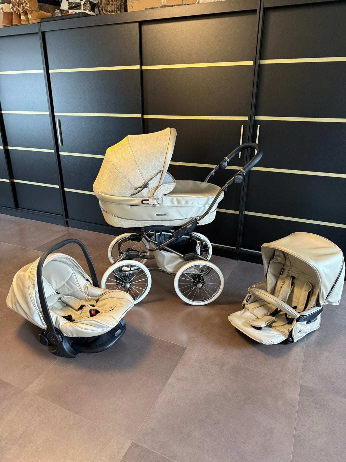 Bebecar kinderwagen special edition glitter set, Ophalen, Zo goed als nieuw, Overige merken
