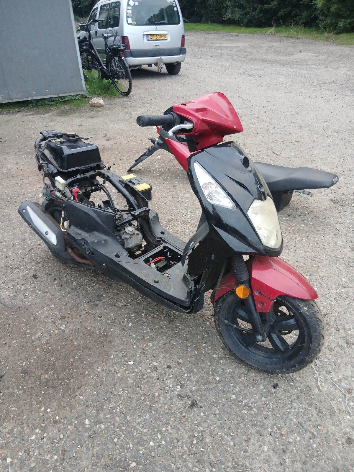 sym scooter loopt niet, Ophalen, Gebruikt, Benzine