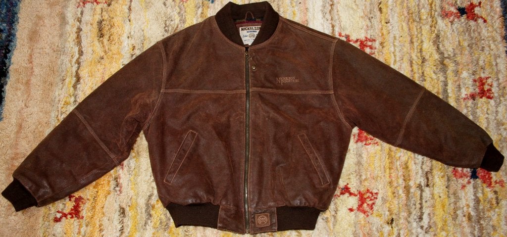 NICKELSON suede jack maat XL echt als Nieuw, Kleding | Heren, Ophalen of Verzenden, Zo goed als nieuw, Overige maten, Bruin