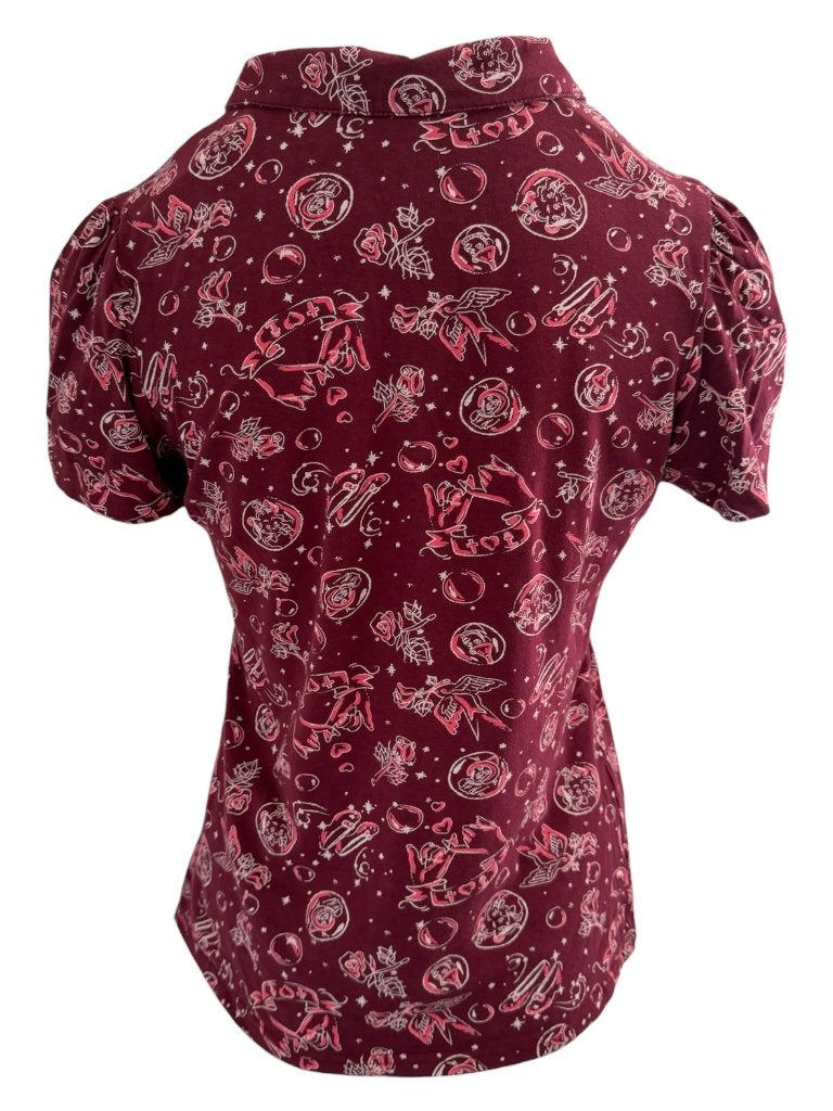 Blutgeschwister blouse M, Kleding | Dames, Ophalen of Verzenden, Zo goed als nieuw, Boven de knie, Rood