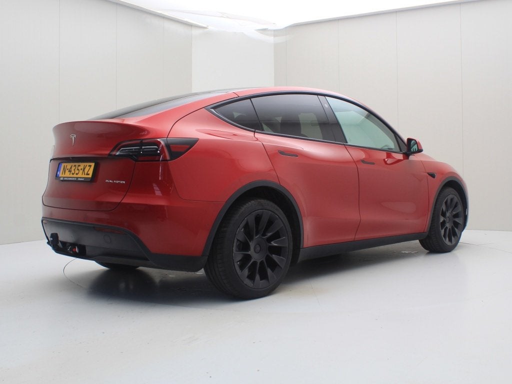 Tesla Model Y Long Range 351pk AWD [ FSD+TREKHAAK+20 INCH+PR, Auto's, Automaat, Adaptive Cruise Control, 0 cilinders, Gebruikt
