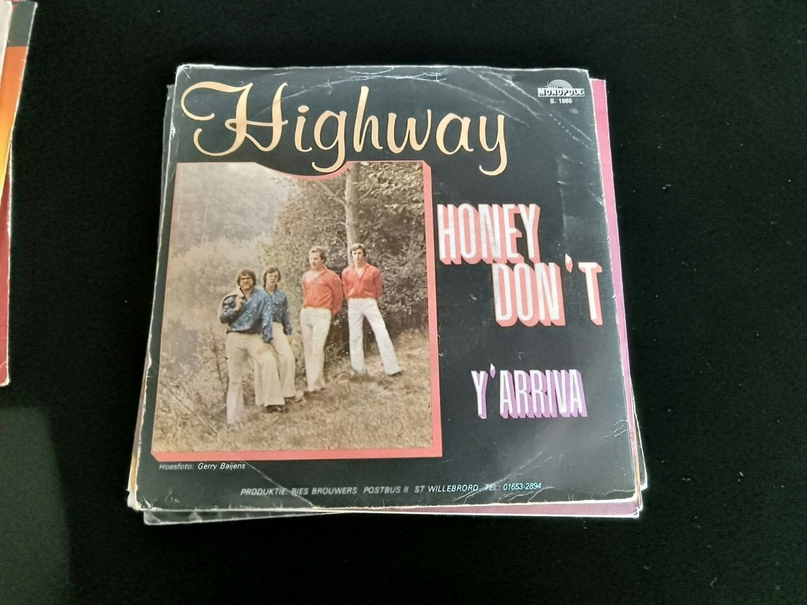 Highway - Honey Don't / Y'Arriva (Single), Cd's en Dvd's, Gebruikt, 7 inch, Pop, EP
