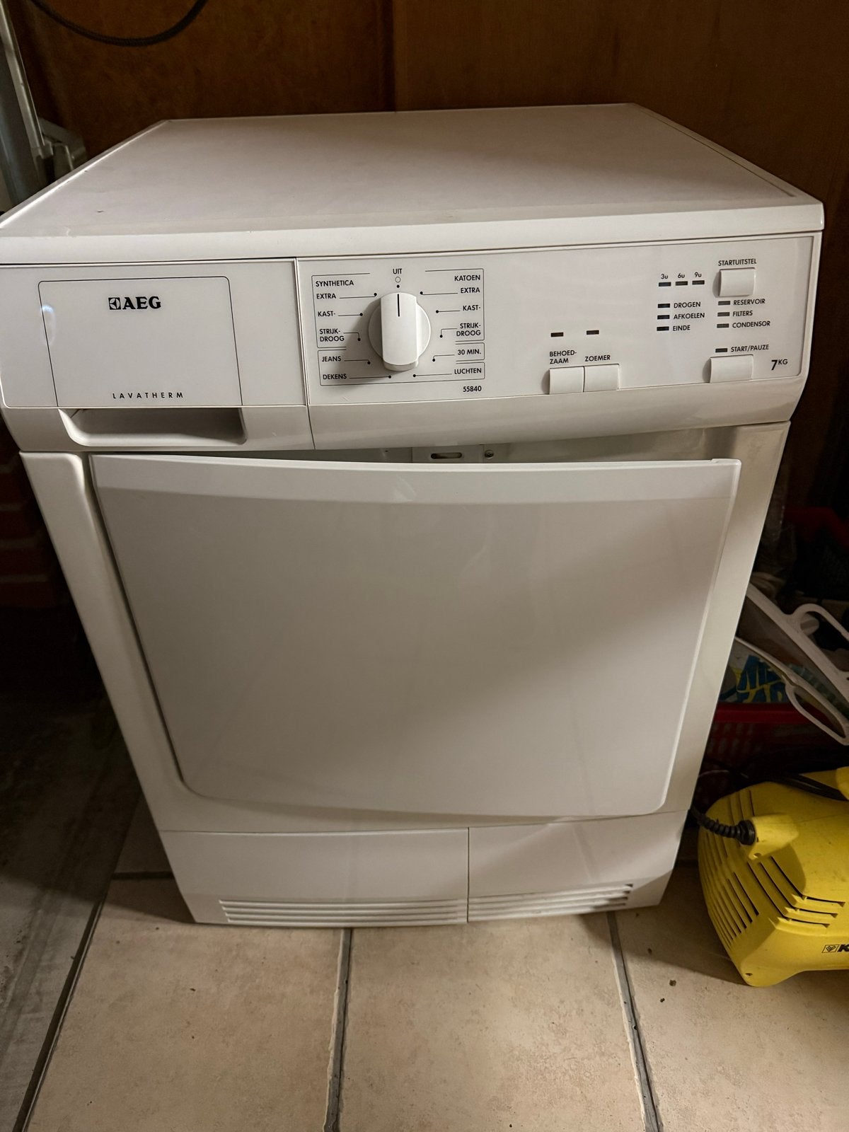 AEG Lavatherm 7kg wasdroger - Goede staat, Witgoed en Apparatuur, Ophalen, 6 tot 8 kg, Gebruikt, Luchtafvoer