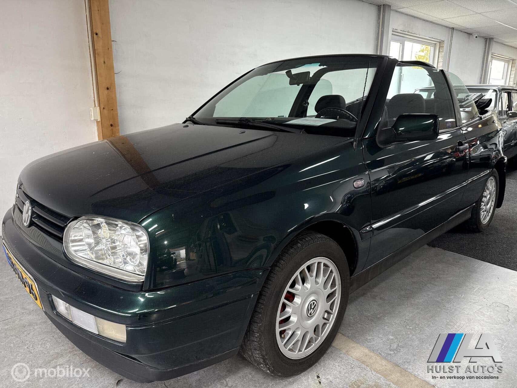 Volkswagen Golf Cabrio 1.8 Karmann | 1998 | BBS | Nieuwe Kap, Auto's, Gebruikt, Zwart, 4 cilinders, Cabriolet