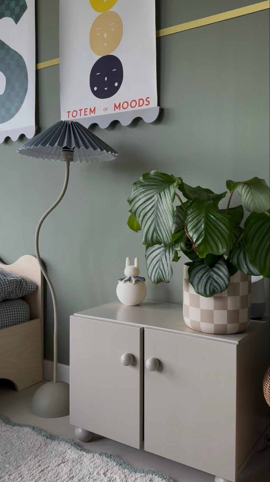 H&M Home Speelgoedopbergkastje/ kinderkastje - beige, Gebruikt, Minder dan 50 cm, Ophalen, Minder dan 90 cm