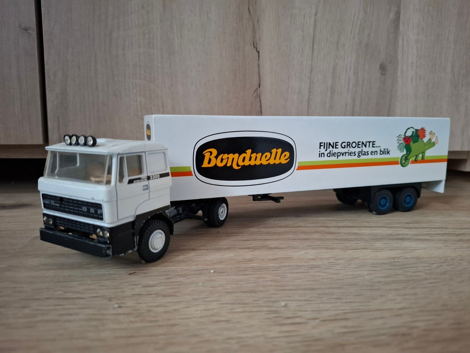 Lion toys daf 3300 trekker/oplegger, Ophalen of Verzenden, Bus of Vrachtwagen, Lion Toys