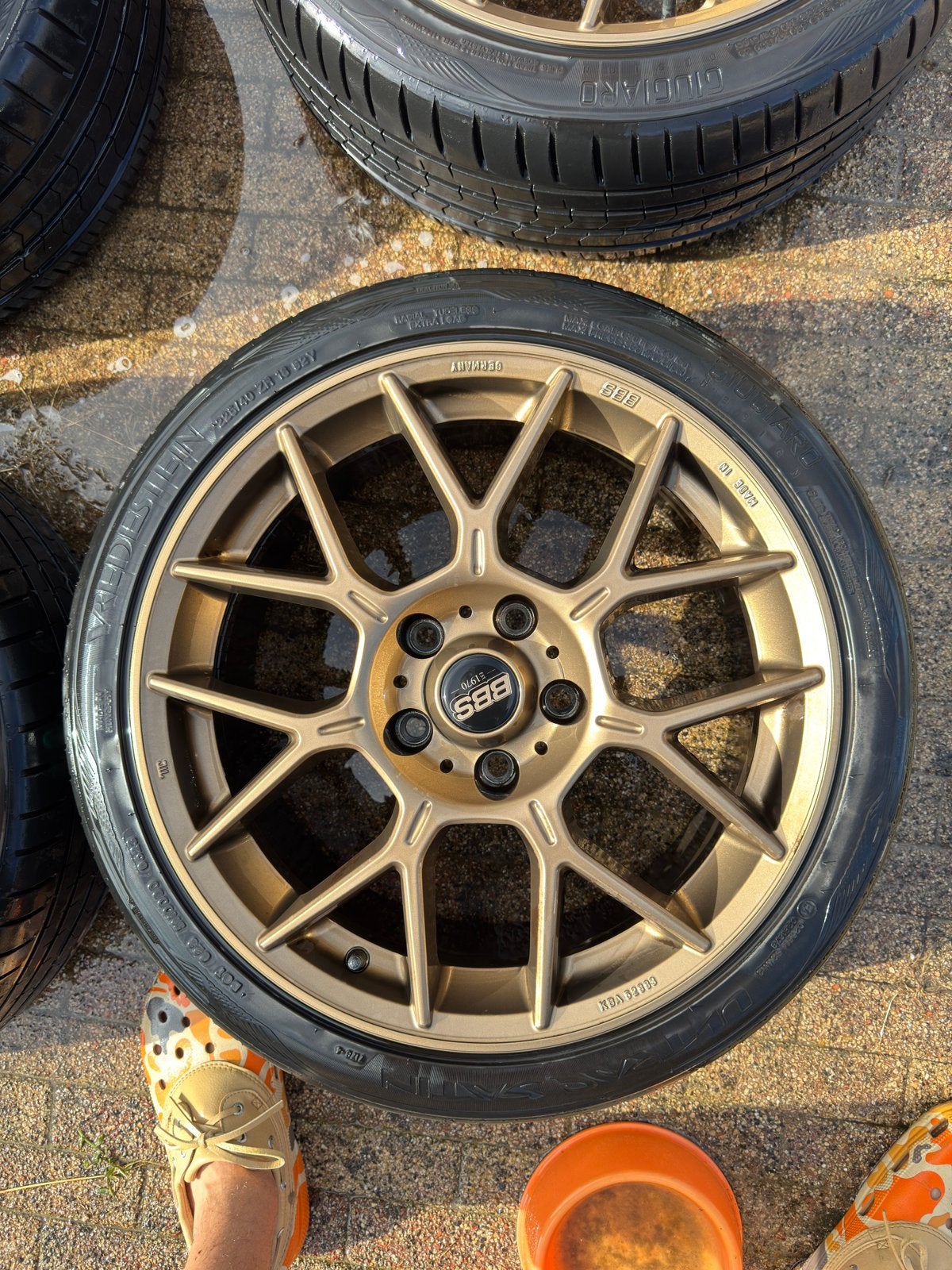 BBS XR matt bronze 18 inch velgen 5x120, Ophalen