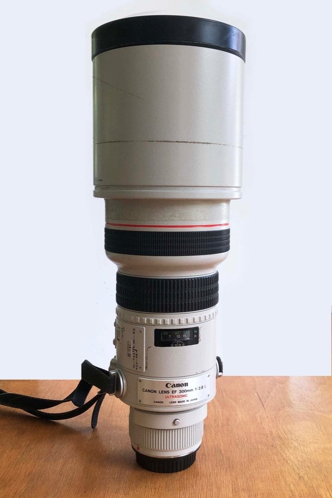 Canon 300 mm lens, Ophalen, Gebruikt, Telelens