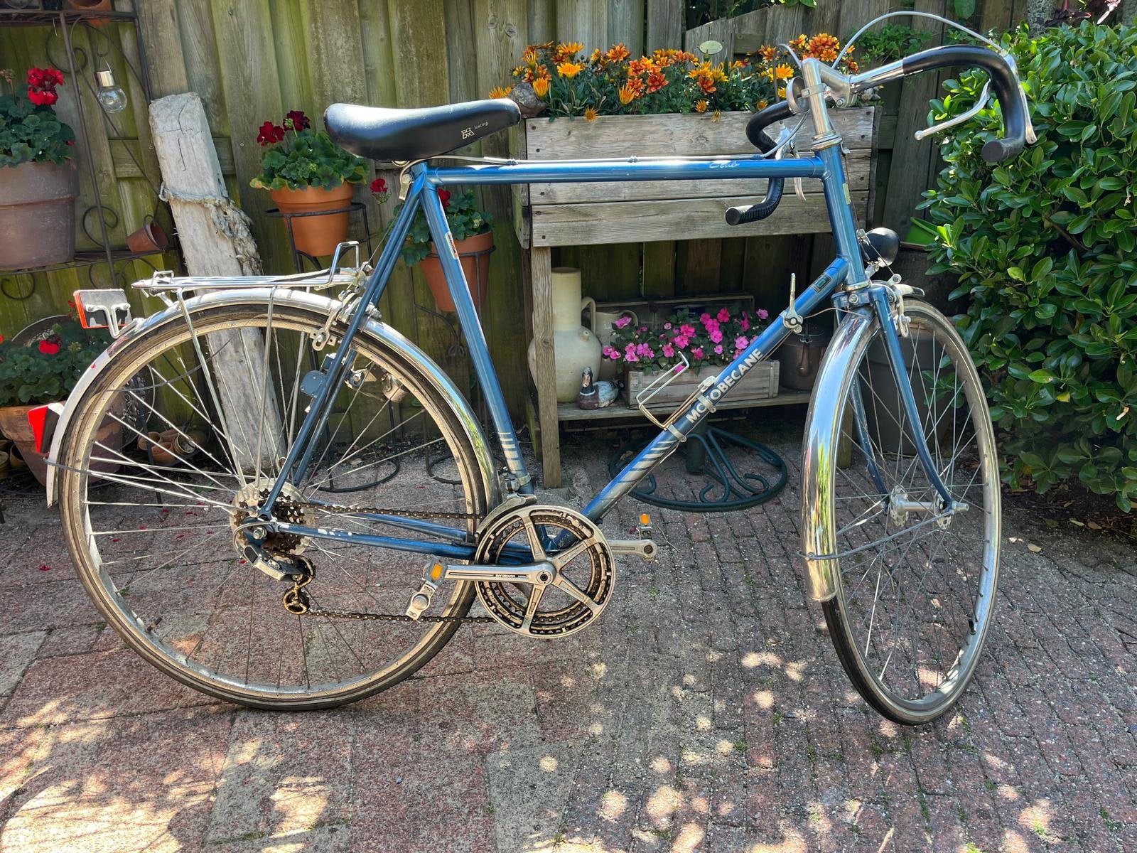 Vintage (sport) racefiets MotoBecane jaren 70, Fietsen en Brommers, Fietsen | Oldtimers, Ophalen, Velgrem, Jaren '60 of nieuwer