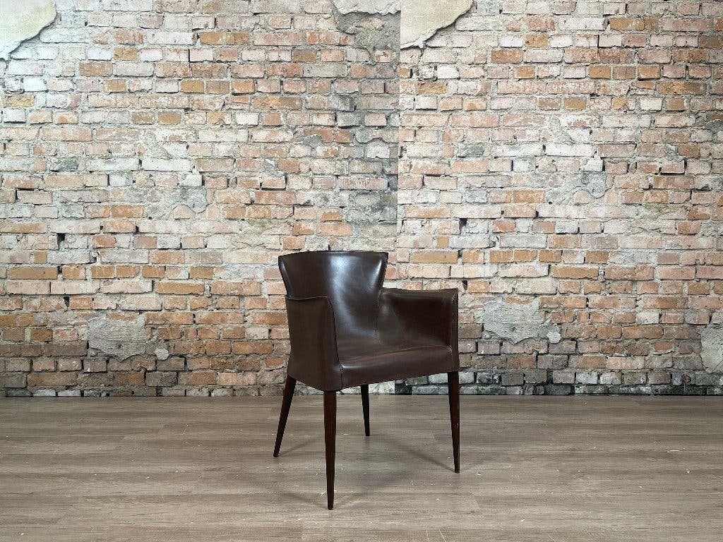 Matteo Grassi Vela Stoelen Set van 4 – Bruin | Carlo Bartoli