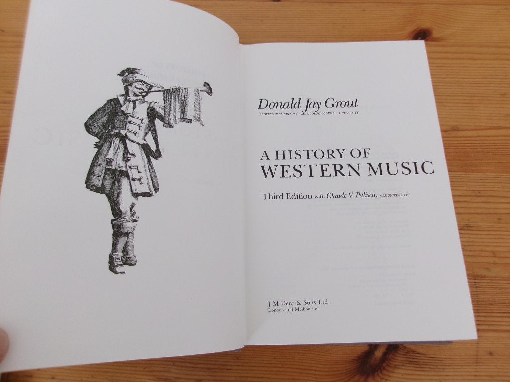 A History of Western Music - Donald Jay Grout, Ophalen of Verzenden, Zo goed als nieuw