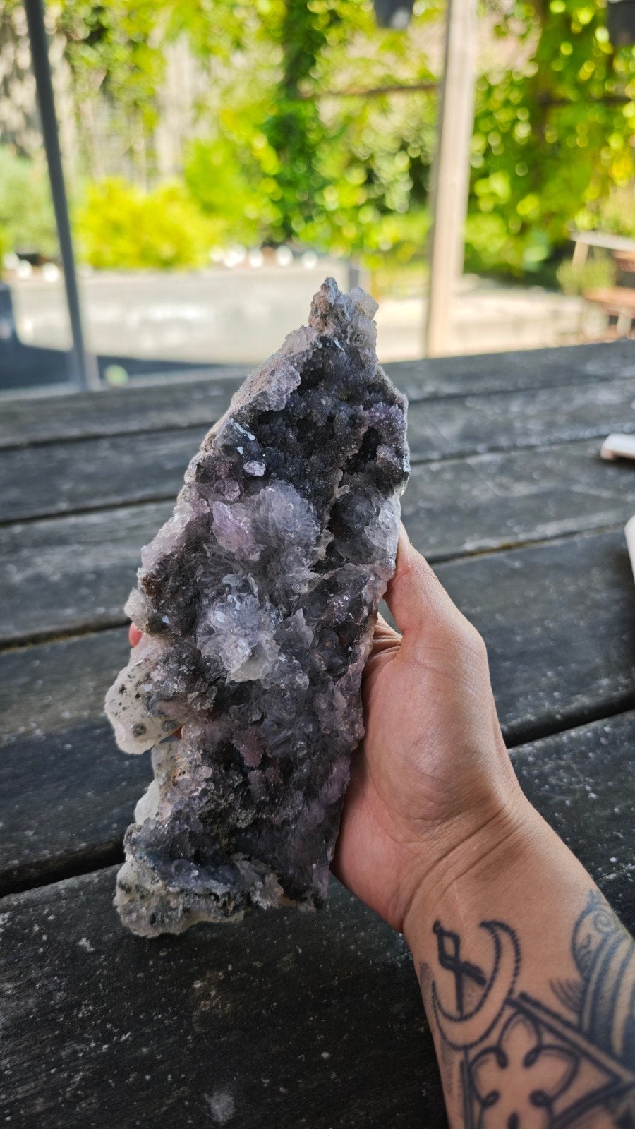 Flower amethyst, Ophalen of Verzenden, Mineraal