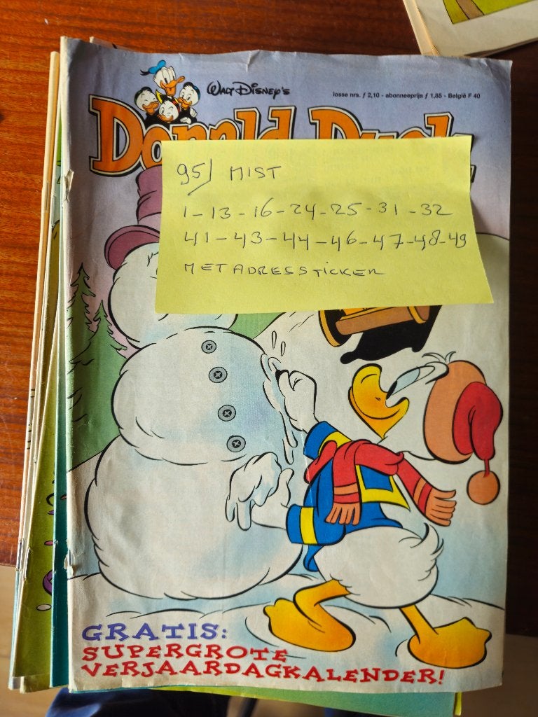 Donald Duck 1995, Boeken, Stripboeken, Complete serie of reeks, Donald Duck, Ophalen, Gelezen
