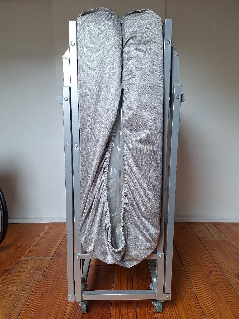 Opklapbed 90 x 200 cm., Verstelbaar, 90 cm, Eenpersoons, Ophalen of Verzenden