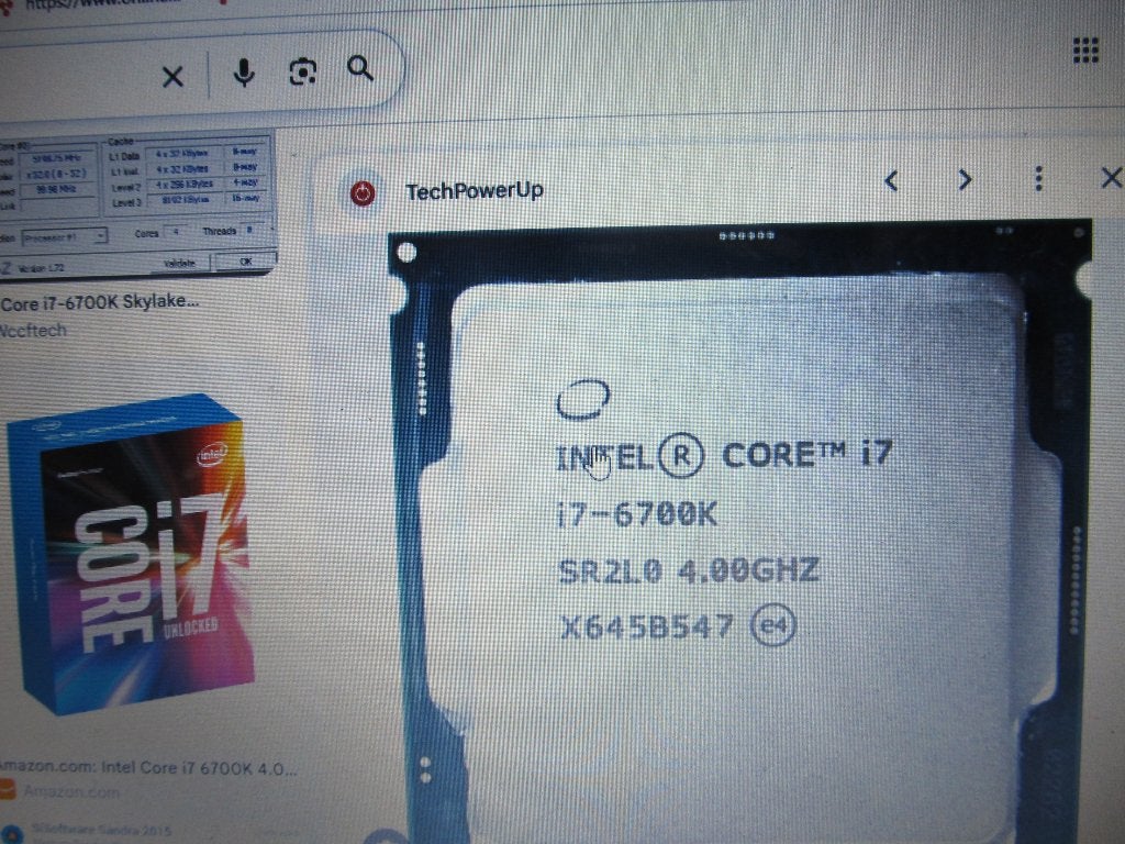 Intel Core i7-6700K  1151 socket Quad Core  4.0 GHz-4,20 GHz, Computers en Software, Processors, Ophalen, LGA 1151, 4-core, Zo goed als nieuw