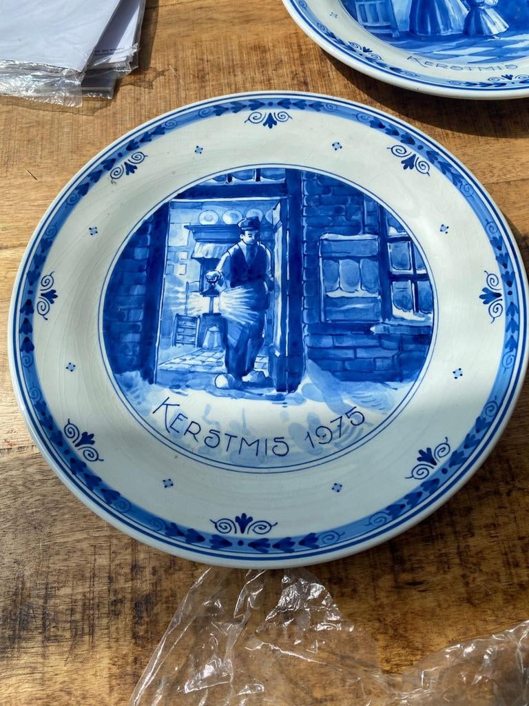 Royal Delft bord Kerstmis 1975 - Gelimiteerde Editie, Ophalen of Verzenden