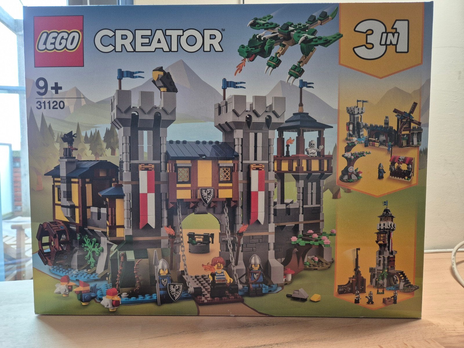 Lego Creator 31120 3in1 castle, Lego, Nieuw, Ophalen of Verzenden, Inclusief extra onderdelen