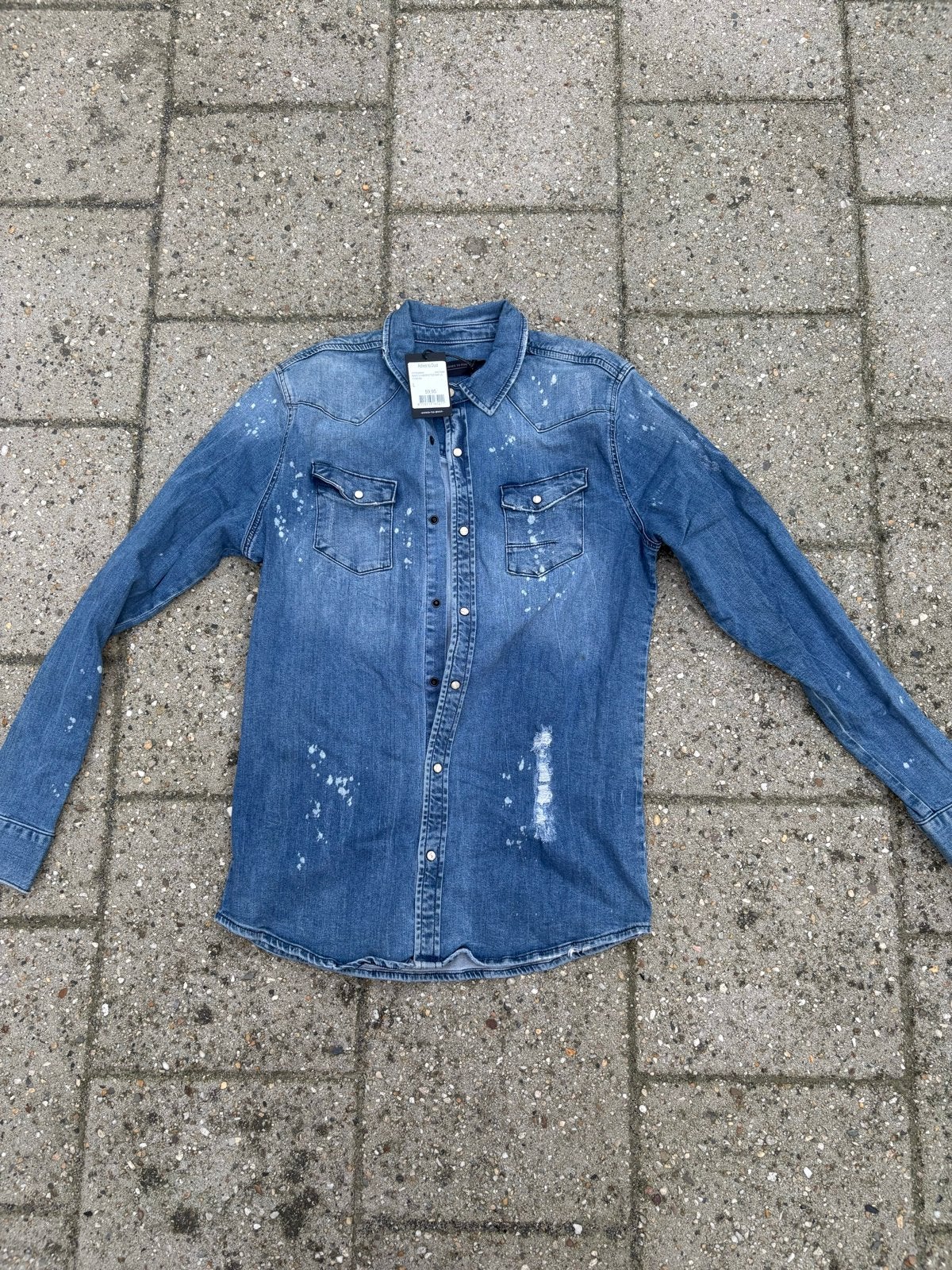 Nieuwe Ashes to Dust denim blouse - Maat L, Ophalen of Verzenden, Nieuw, Blauw