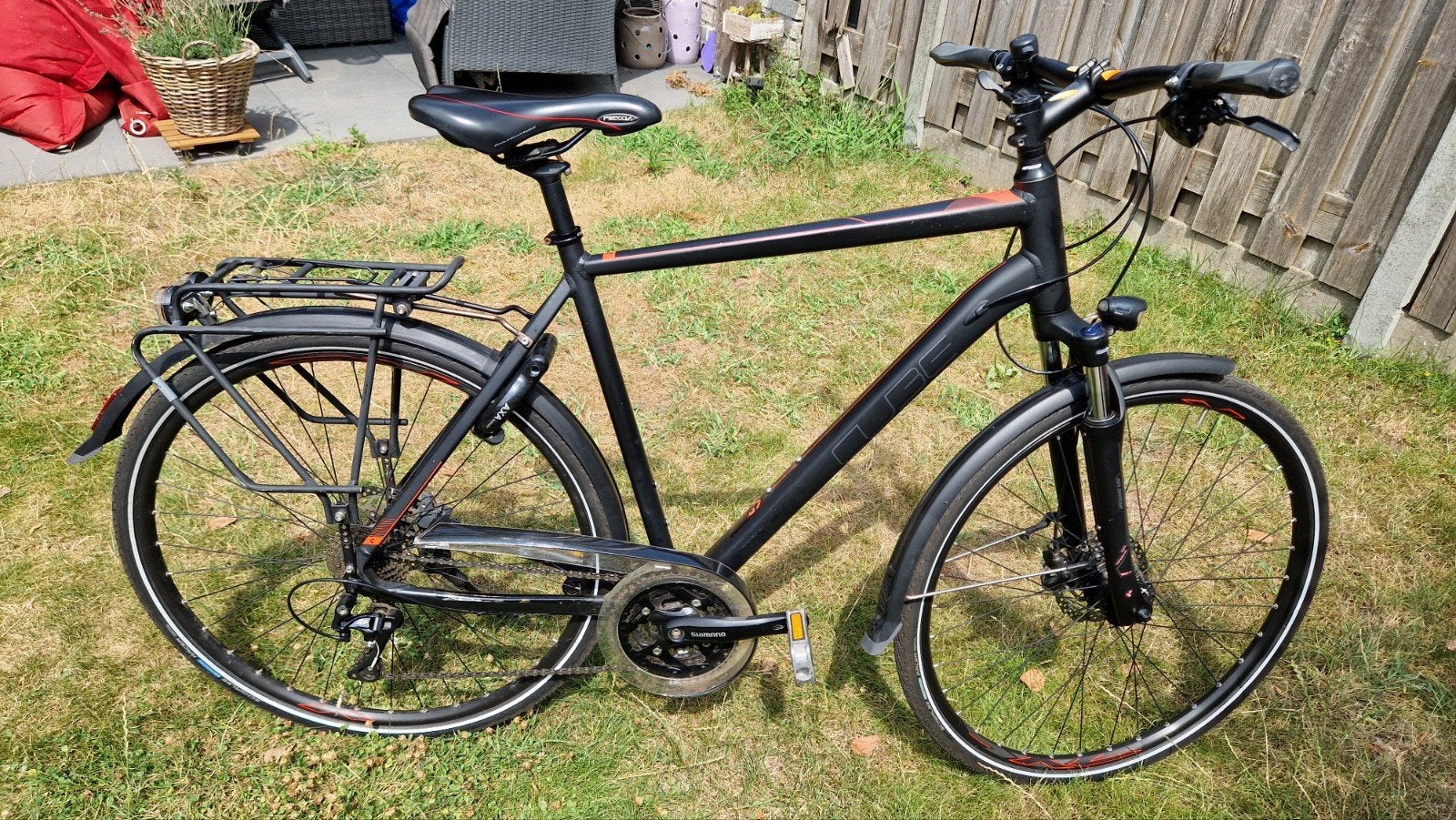 Cube Touring SL Stads/Tourfiets (maat 58), 28 inch, Gebruikt, Vering, 57 tot 61 cm