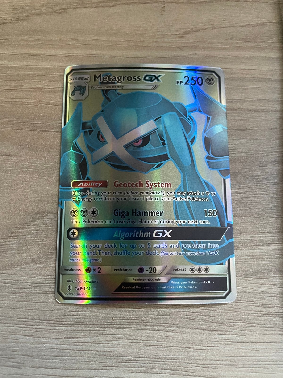Pokémon GX Kaarten: Metagross, Mewtwo, Lycanroc, Ho-Oh, Ophalen, Zo goed als nieuw, Meerdere kaarten, Foil