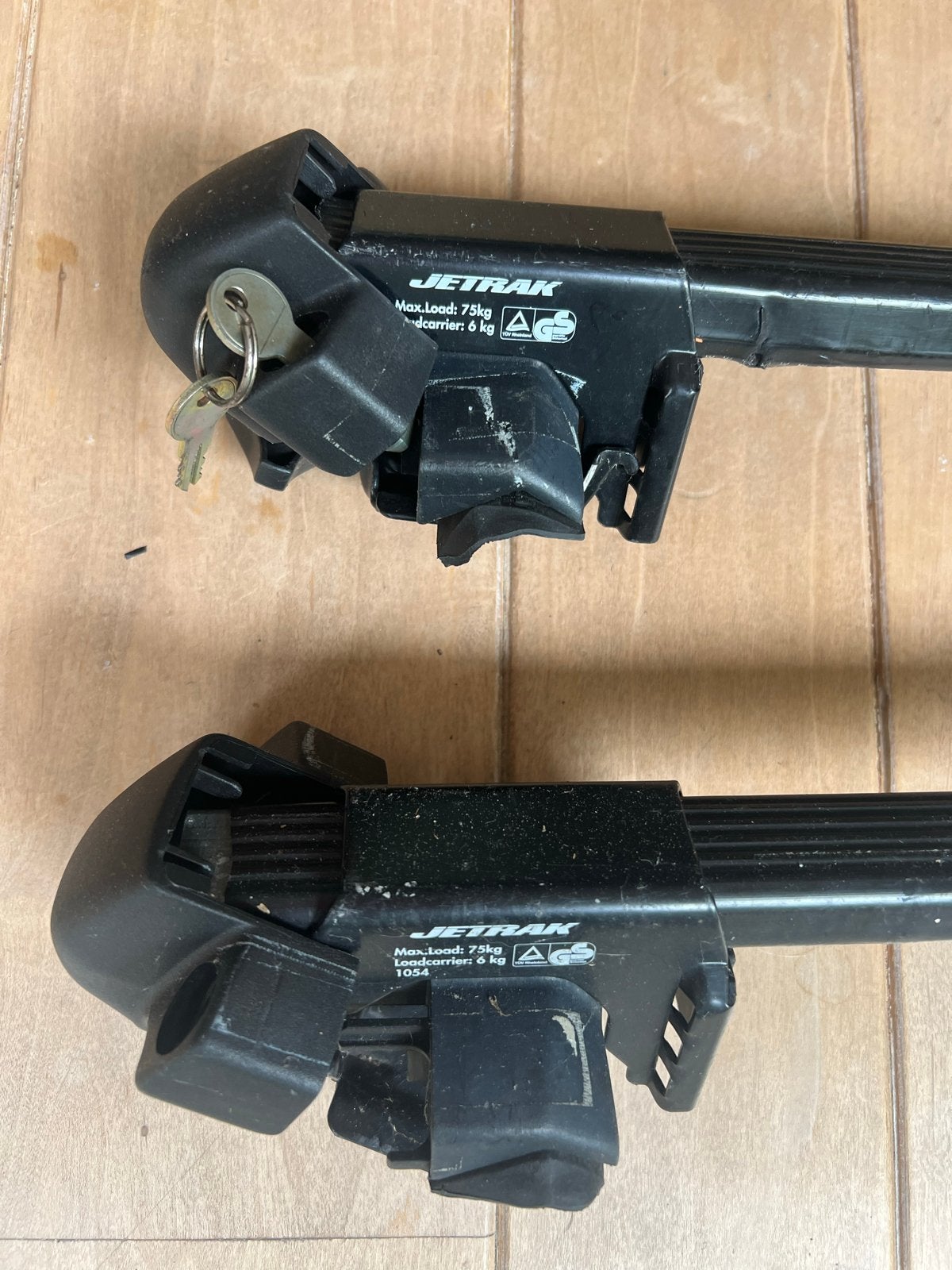 Jettrak Dakdragers met sleutels, Max. belasting 75kg, Ophalen of Verzenden, Gebruikt