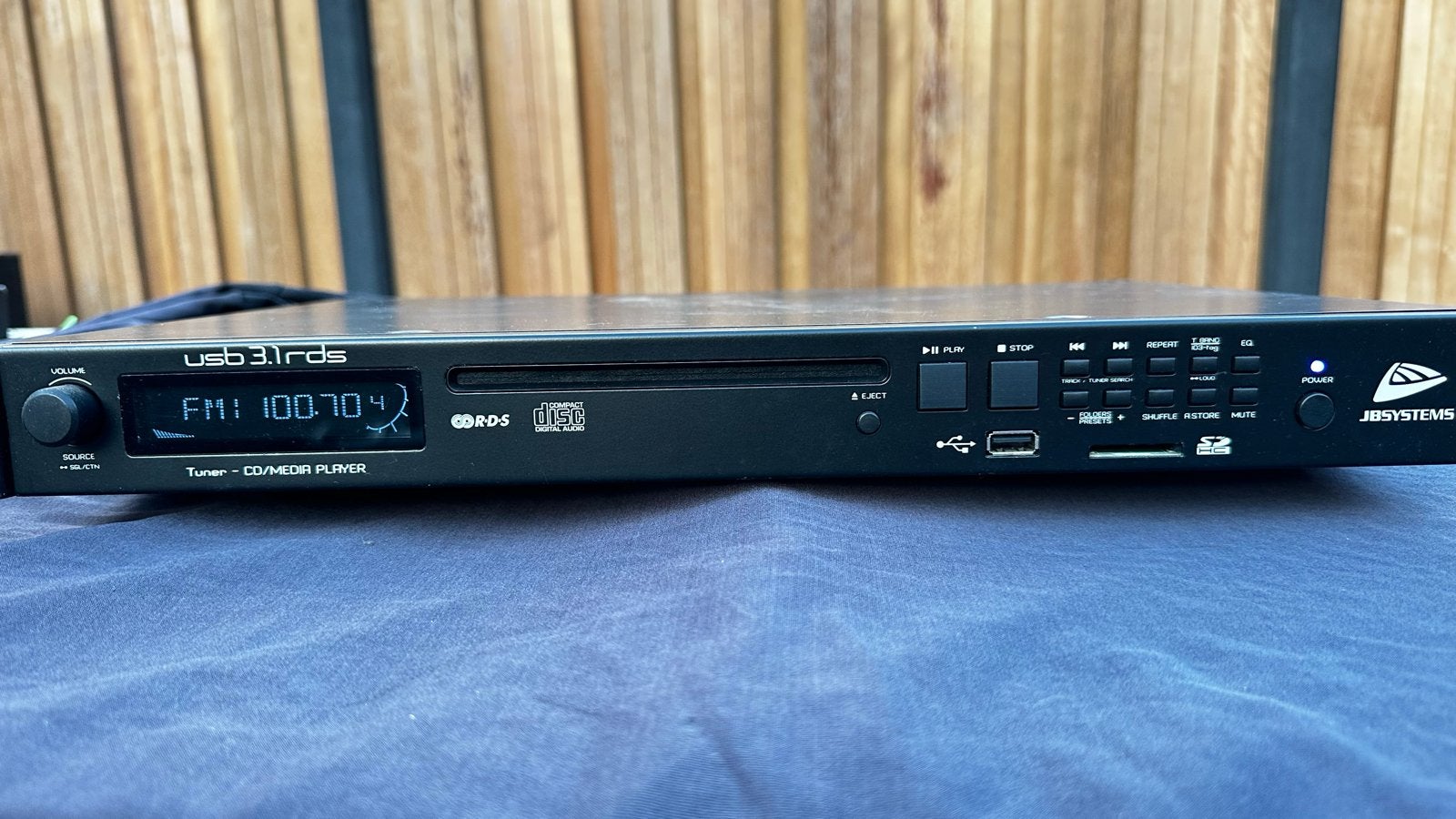 JB Systems Tuner/CD/Media Speler - USB 3.1 RDS, Ophalen, Zo goed als nieuw, Overige merken, Met radio