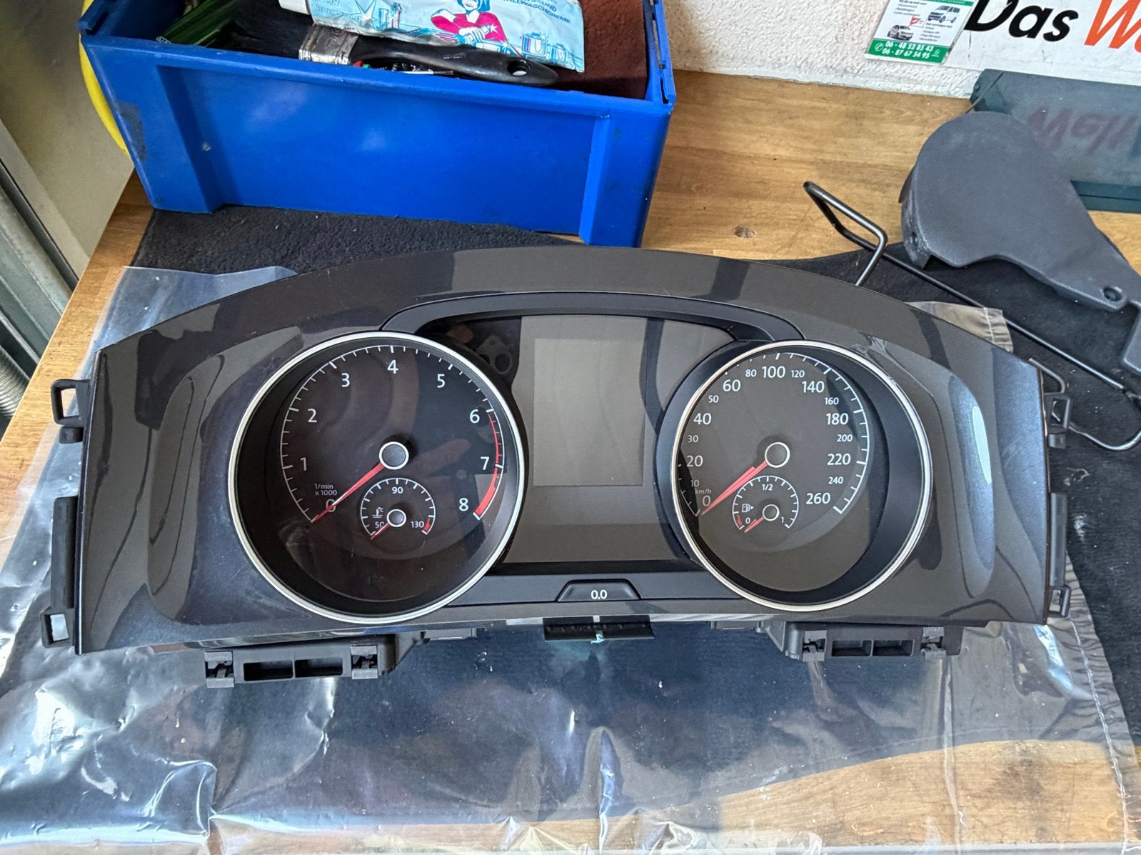 VW Golf 7 1.4 TSi Highline Tellerklok Kombi-instrument, Ophalen of Verzenden, Gebruikt, Volkswagen