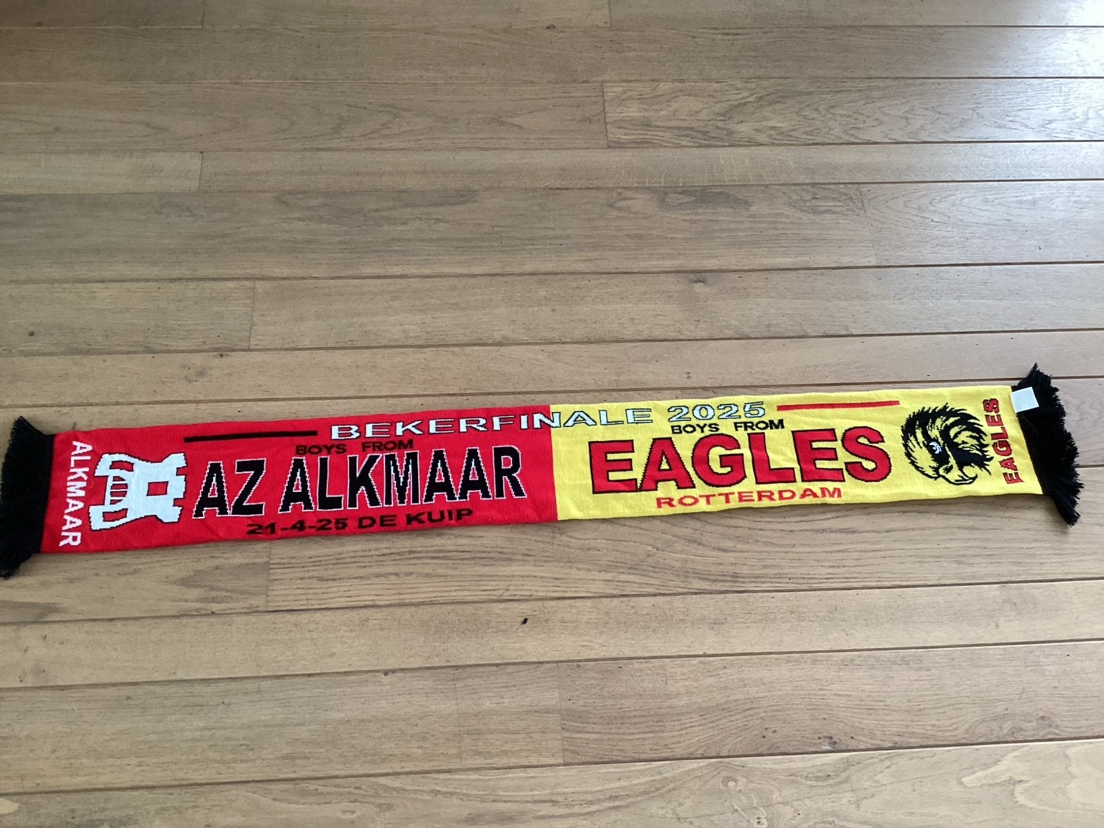 AZ Alkmaar - Eagles Bekerfinale 2025 sjaal, Ophalen of Verzenden, Zo goed als nieuw, Clubaccessoires