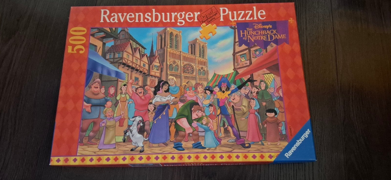 Ravensburger Disney Puzzle De Klokkenluider van de Notre Dam, Ophalen of Verzenden, 500 t/m 1500 stukjes, Gebruikt, Legpuzzel