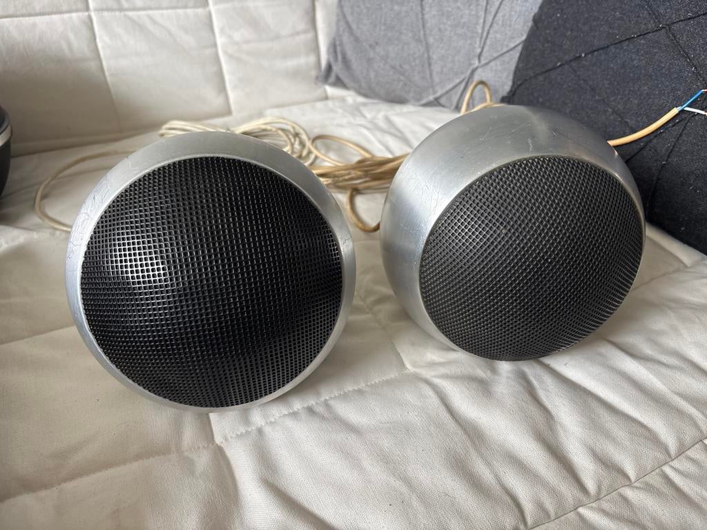 Grundig Hifi Box 210 Vintage Speakers, Audio, Tv en Foto, Luidsprekers, Gebruikt, Minder dan 60 watt, Front, Rear of Stereo speakers