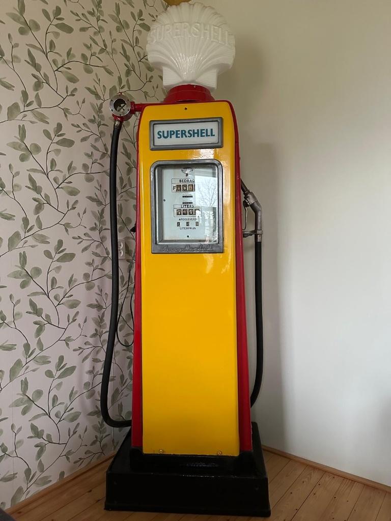 Oude Supershell Benzinepomp Nederlands model, Ophalen, Gebruikt, Auto's