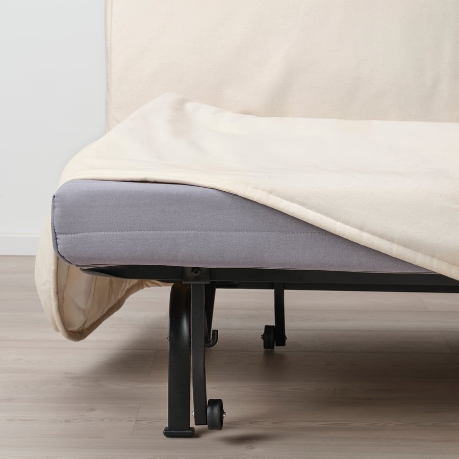 Slaap bank Ikea zonder hoes, Huis en Inrichting, Slaapkamer | Slaapbanken, Ophalen, Tweepersoons, 140 cm, Zo goed als nieuw