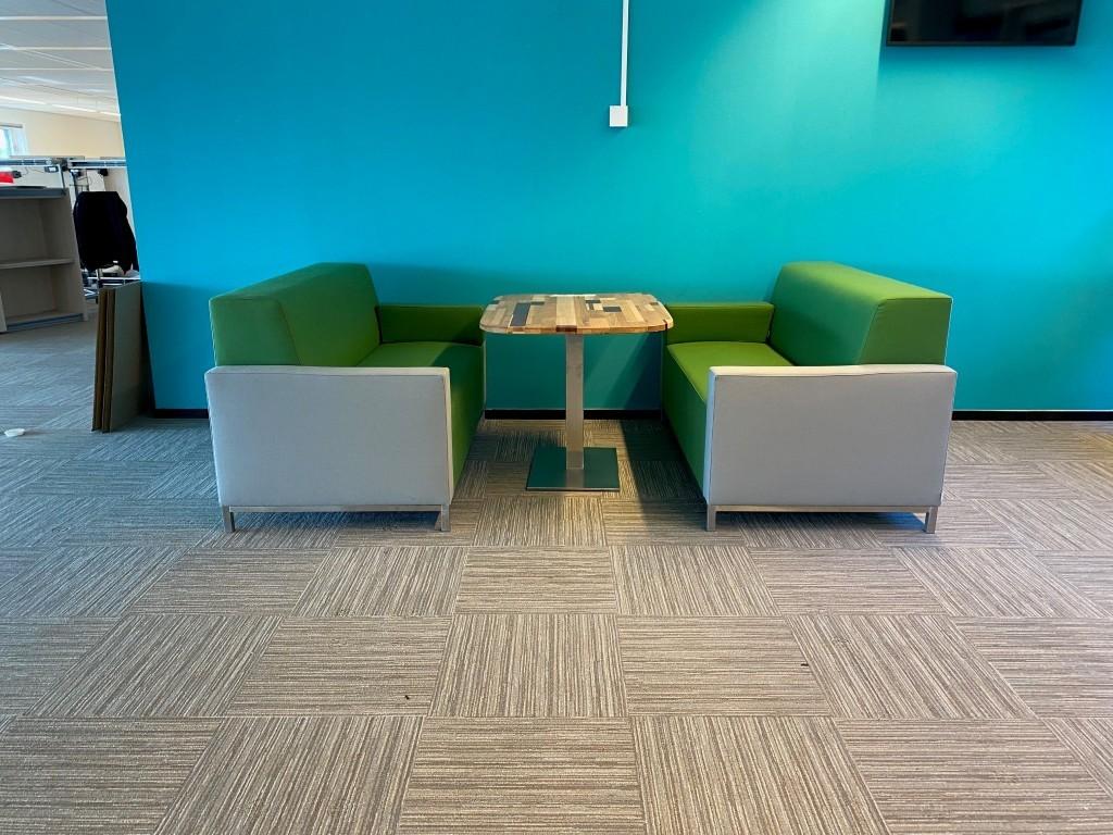 1 x Complete set Ahrend Loungescape - groen/grijs, Ophalen, Gebruikt