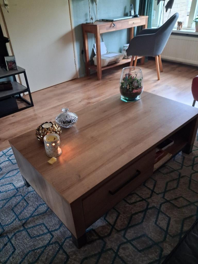 Salon tafel, Ophalen, Gebruikt, 100 tot 150 cm, 50 tot 75 cm