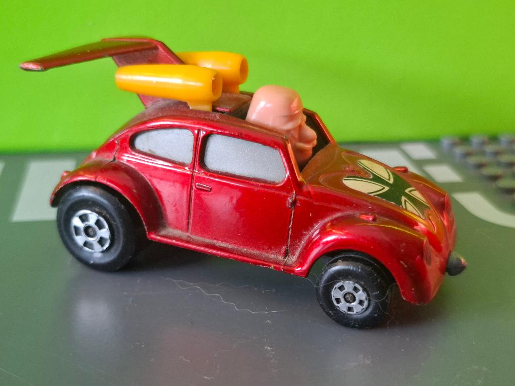 Matchbox 11 - Flying Bug Volkswagen Kever [rood] 1/60, Ophalen of Verzenden, Gebruikt, Auto