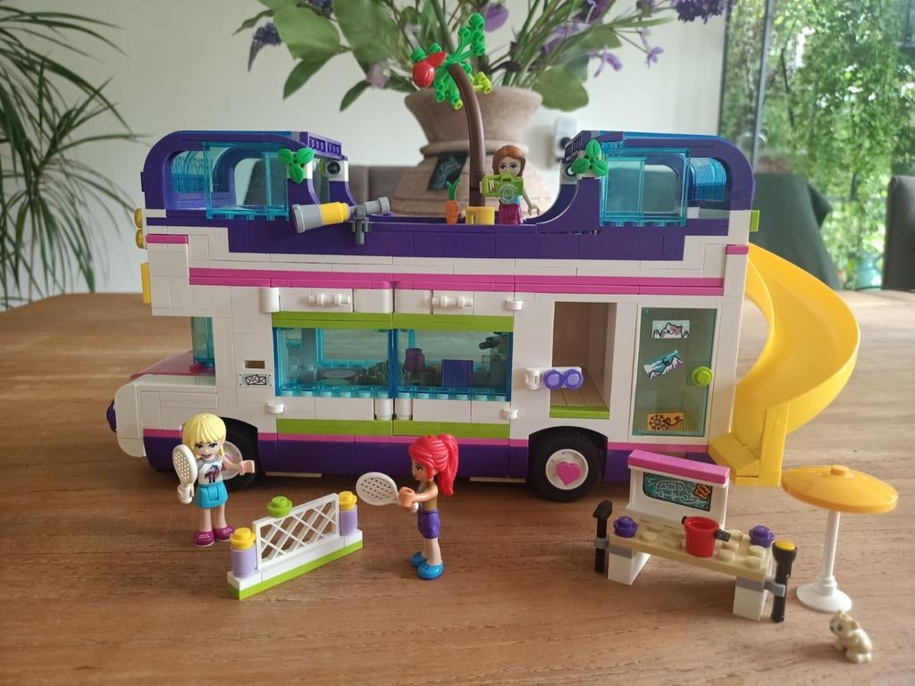 Vriendschaps bus Lego Friends nr. 41395, Kinderen en Baby's, Speelgoed | Duplo en Lego, Lego, Ophalen of Verzenden, Complete set