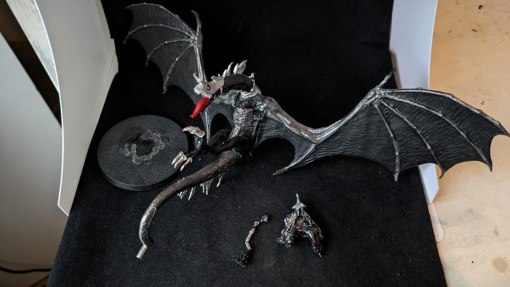 Witch-king On Fellbeast - Metal, Ophalen of Verzenden, Warhammer