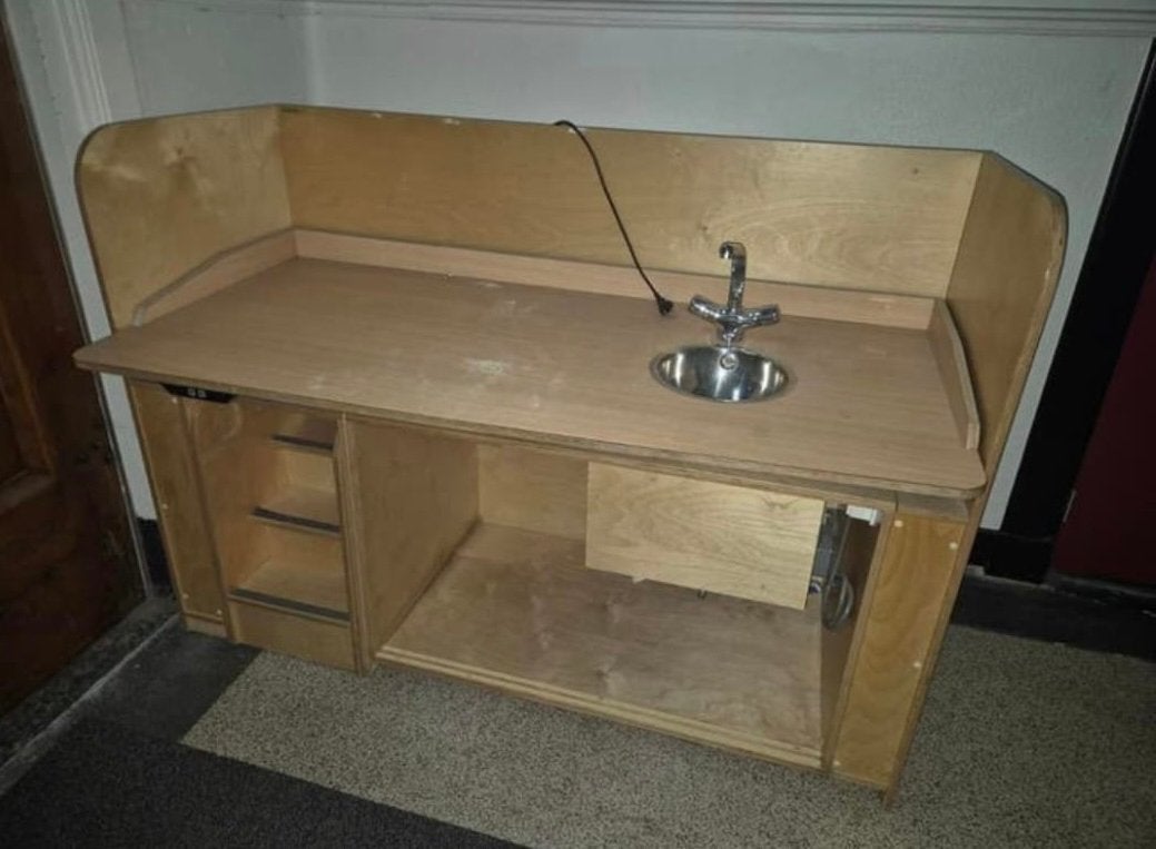 Commode, Ophalen, Gebruikt