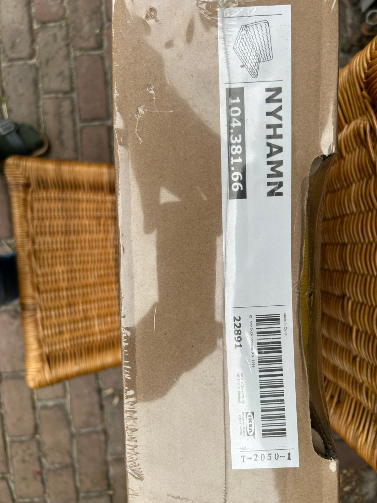 Nieuwe NYHAMN hoes voor slaapbank IKEA - Geel, Ophalen of Verzenden, Nieuw, Geel