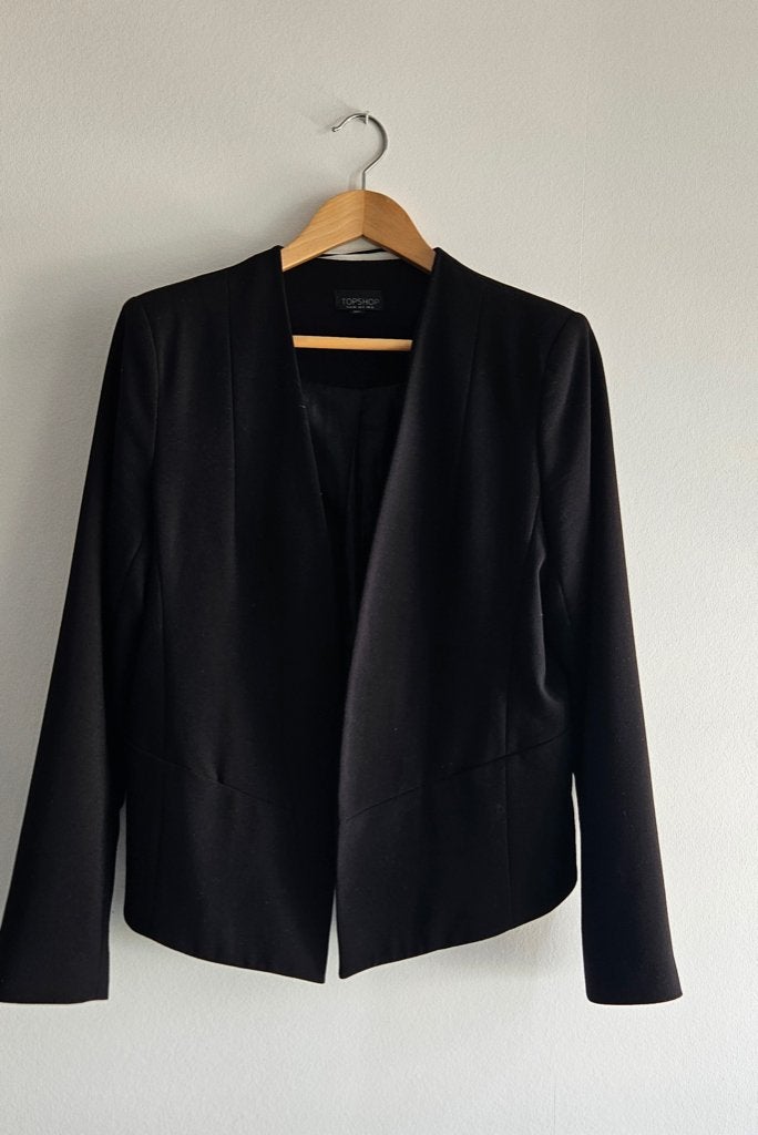 Topshop Jasje, Zwart, Maat 42/44 (L), Ophalen of Verzenden, Zo goed als nieuw