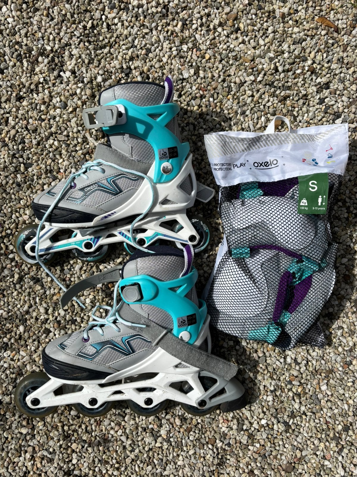 Skeelers kind (maat 35-38) Decathlon, Sport en Fitness, Skeelers, Kinderen, Inline skates 4 wielen, Ophalen, Overige merken