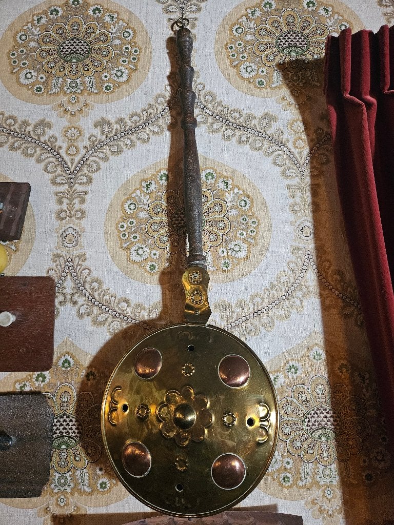 Antieke beddenpan, koper, Antiek en Kunst, Ophalen, Koper
